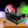 400W Fog Machine RGB LED Party Club DJ Fogger Rapid Heating Remote Control Wedding Stage Smoke Machine