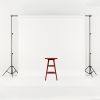 6.5 x 10ft Photo Video Studio Backdrop Background Stand Adjustable Heavy Duty Photography Backdrop Support Stand Set